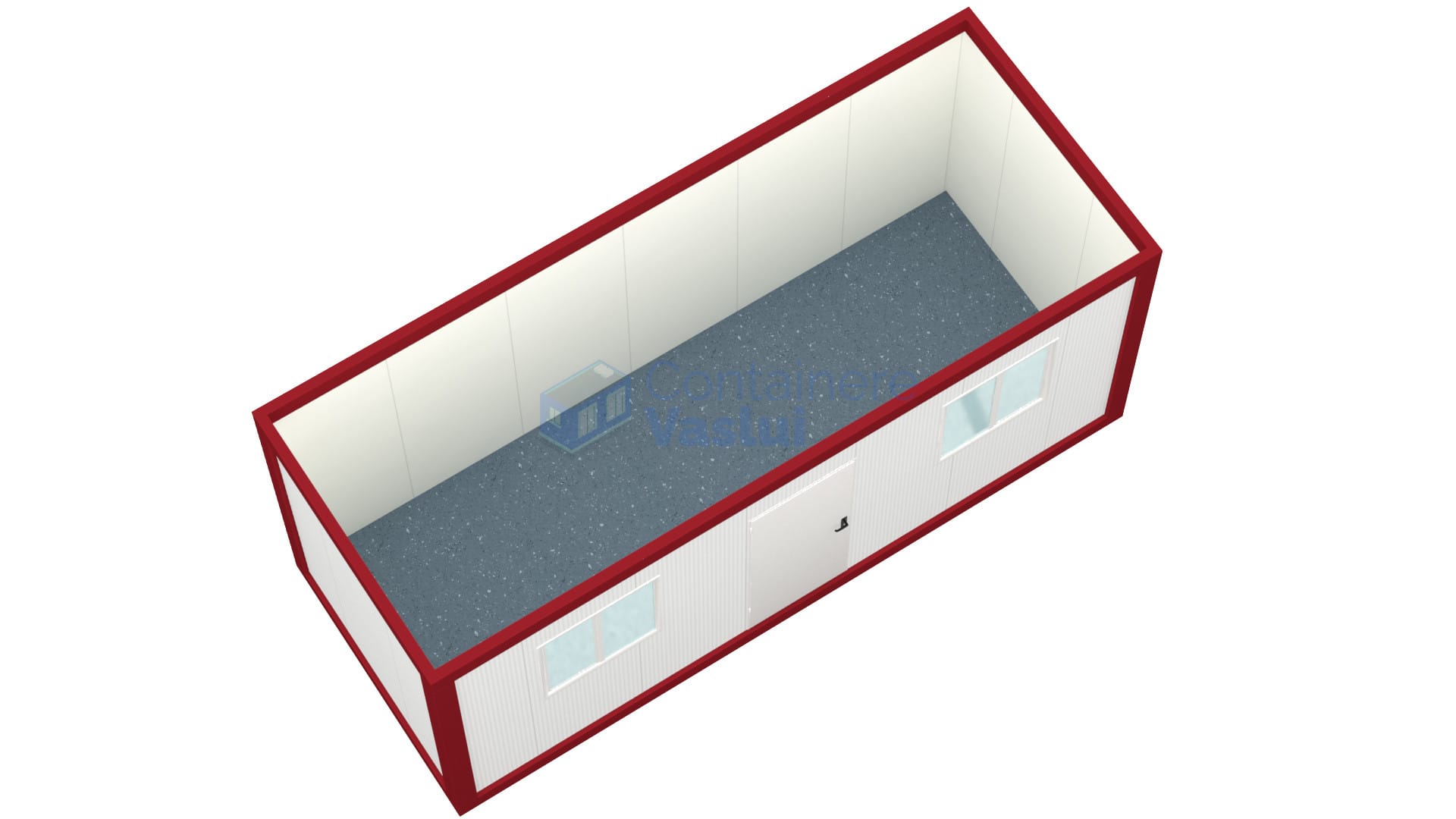 container birou vaslui 6metri 2geamuri rosu2